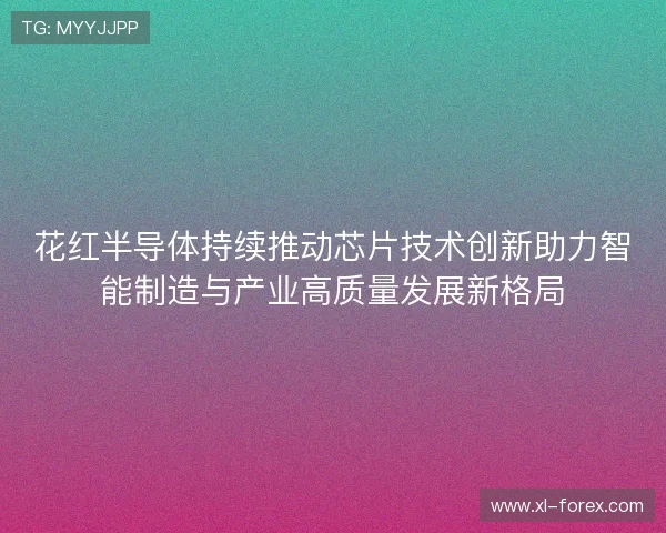 花红半导体持续推动芯片技术创新助力智能制造与产业高质量发展新格局